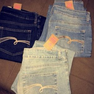 Justice girls skinny jeans!